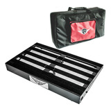 Pedalboard Monster 80x50cm Aço Velcro Softbag