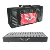 Pedalboard Style 61x31cm C bag  kit Jacks kit Eletrica fonte