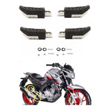 Pedaleira Cb Twister 250 2016 A 2023 Kit Com 04 Peças