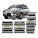 Pedaleira Chevrolet Astra Manual Aço Inox Puro