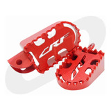 Pedaleira De Aço Lift Crf 230 Crf 250f Vermelha