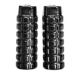 Pedaleira De Alumínio Para Bicicleta- 7-5 Cm- 2-5 Cm Diâmetro- 2 Unidades -PRETO-