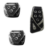 Pedaleira De Carro Esportivas Kit 3 Peças Uno Palio Fox Gol