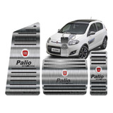 Pedaleira Descanso Pé Fiat Palio Sporting Dualogic Aço Inox