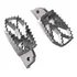 Pedaleira Inox Crf 230f Crf 250f Nx Tornado Xr Xre Dt Lander