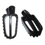 Pedaleira Universal De Moto cross Trilha Cor Preta