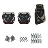 Pedaleiras Esportivas Automotiva Tuning Kit 3 Peças