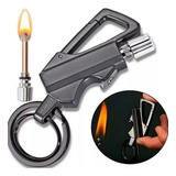 Pederneira Magnesio Fogo Isqueiro Acampamento Camping Pesca