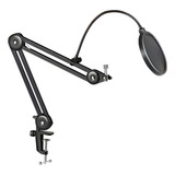 Pedestal Articulado De Mesa Robusto Podcast P Blue Yeti Etc