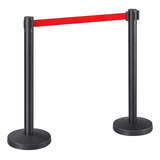 Pedestal Organizador Separador Fila Cromado 2 Unidade