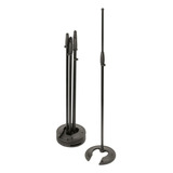 Pedestal Para Microfone Reto Base Redonda On stage Ms7325