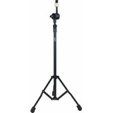 Pedestal Reto Preto Visão P Prato De Bateria Ou Carrilhão