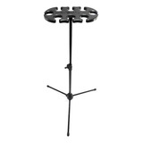 Pedestal Suporte Descanso Saty P 6 Microfones Com Ou Sem Fio
