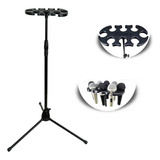 Pedestal Suporte Descanso Saty P Até 8 Microfones Sdm 08