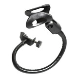 Pedestal Suporte Microfone Flexível De Mesa Com Clamp