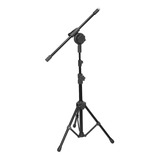 Pedestal Suporte Para Microfone Compacto 2 Níveis C/cachimbo