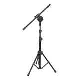 Pedestal Suporte Para Microfone Compacto 2 Níveis Regulagem