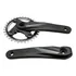 Pedivela Coroa Única Ponta Quadrada 170mm Movimento Central Cor Preto