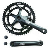 Pedivela Duplo Sunrace R80 53 39d Preto Bike Speed 170mm