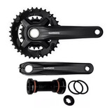 Pedivela Fc mt210 Duplo 9v C movimento 175mm 36 22 Shimano