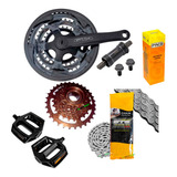 Pedivela Gta Mov Central Pedal Aluminio Catraca Corrente
