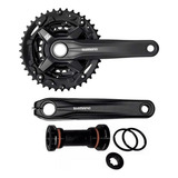 Pedivela Shimano Fc mt210 40 30 22 Integrado 27v Movimento