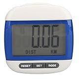 Pedômetro De Caminhada Com Contador De Distância De Calorias Com Grande Display LCD Para Idosos E Adultos Exercício Azul