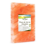 Pedra Chapa De Sal Rosa Do Himalaia 5kg Wenutri 30x20x4cm