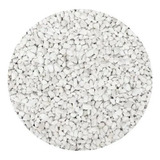 Pedra Decorativa Branca Jardim 950g Terra Nobre Cor Branco Granulometria Máxima 2 Cm Granulometria Mínima 1 Cm