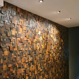 Pedra Ferro Basalto Mosaicos Peças Teladas 30cmx30cm