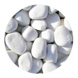 Pedra Para Jardim Seixo Dolomita Branca N 2 Vaso Planta 30kg Cor Branco