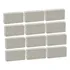 Pedra Pomes Natural Com 12 Unidades Cor Branco