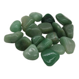 Pedra Rolada Natural Quartzo Verde Pacote Com 250 Gramas