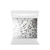 Pedra Seixo Branco Dolomita 2Kg- 5Kg E 10Kg- Ideal Para Caminho- Jardim- Canteiro- Vaso- Paisagismo E Decoração-5 Kg-Nº 1-
