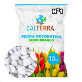 Pedra Seixo De Rio Branco Para Jardim Lagos Decoracao