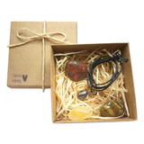 Pedra Signos Kit Colar Pingente Natural Rolada Semi Preciosa