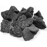 Pedra Vulcânica Cinza Para Lareira Churrasqueira Pacote 4kg