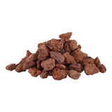 Pedra Vulcânica Marrom Para Lareira A Gás E Álcool 2 Kg