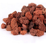 Pedra Vulcânica Marrom Para Lareira Churrasqueira Pacote 3kg