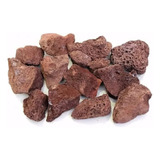 Pedra Vulcânica Marrom Para Lareiras E Churrasqueiras 4 Kg