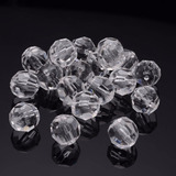 Pedrarias Cristal Facetado Acrílico 250gr 6mm 8mm 10mm 12mm