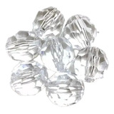 Pedrarias Cristal Facetado Acrílico 500gr 8 Pacotes