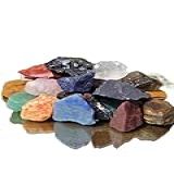 Pedras Brutas Mista Pedra Natural Bruta Semi Preciosa Cristais Pedras Naturais Brasileiras 1kg - Pedras Brutas De 2 A 4 Cm Para Energização- Decoração E Purificação Energética