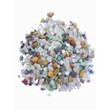 Pedras Mistas Roladas Cascalho 1kg Pequenas Orgonite