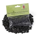 Pedras Pretas Polidas Para Jardins E Plantas De Fadas 227 G