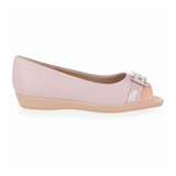 Peep Toe Picadilly Pietra Anabela Lavanda