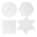 Peg Board Placa Quadrada De 5 Mm 4 Peças