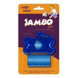 Pega Caca Jambo Pet 2 Rolos Azul Basic Higiênico