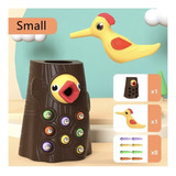 Pega Minhocas Pica Pau Brinquedo Montessori Magnética