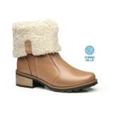 Pegada Original Bota Couro Legitimo Forrada Feminino 281492